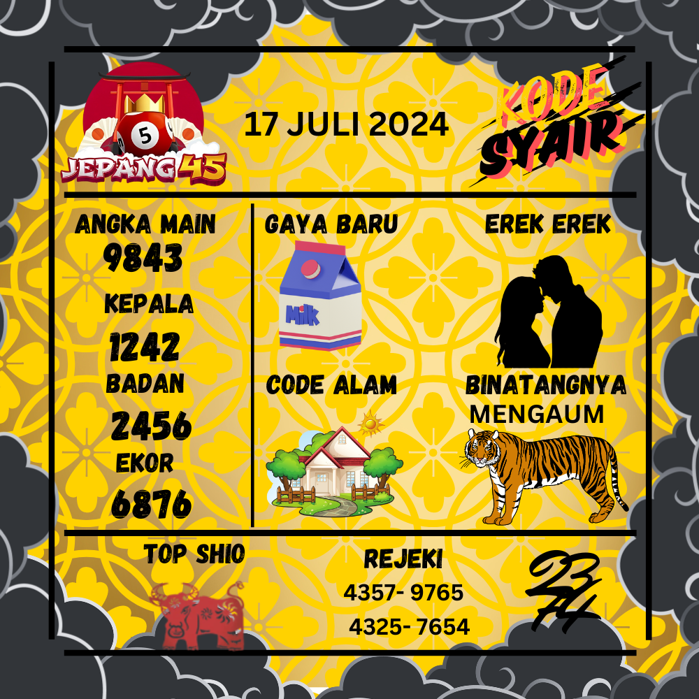 Kode Syair Jepang45 - July Pools
