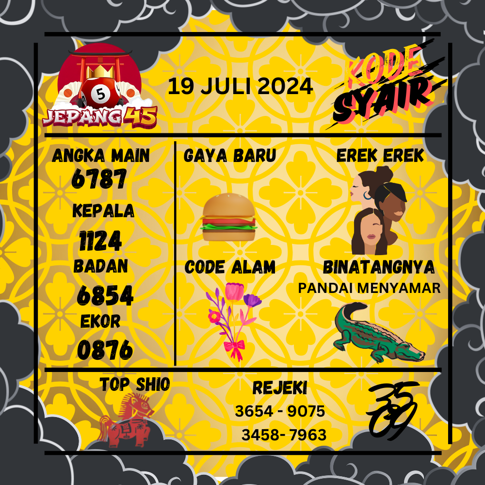 Kode Syair Jepang45 - July Pools
