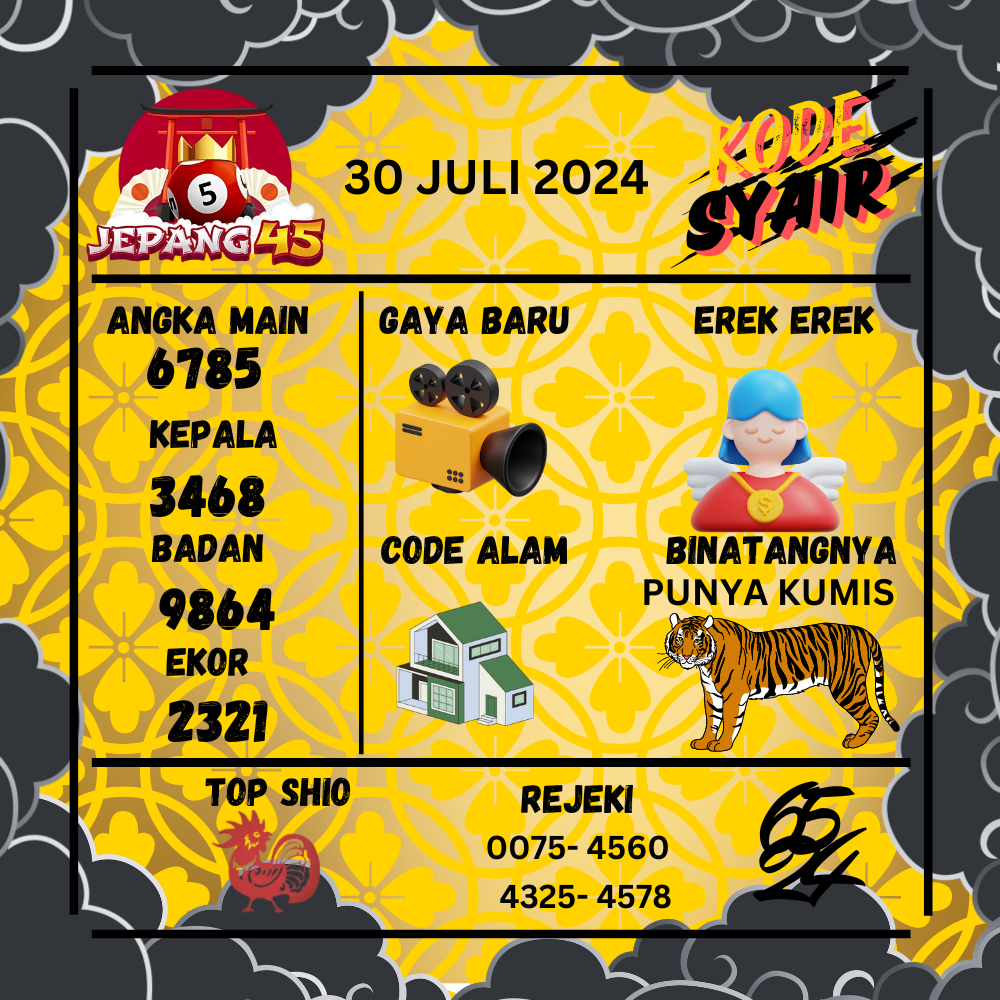 Kode Syair Jepang45 - July Pools
