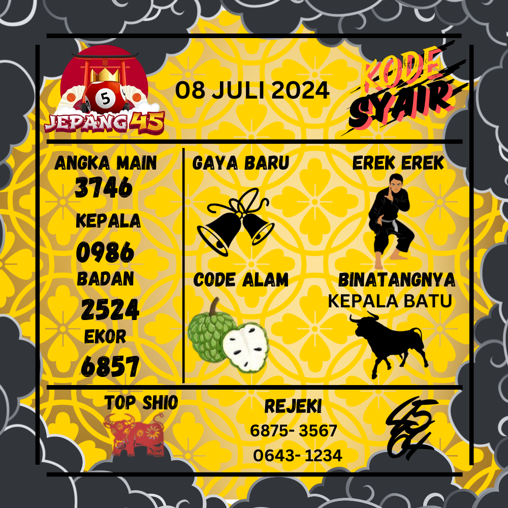 Kode Syair Jepang45 - July Pools 