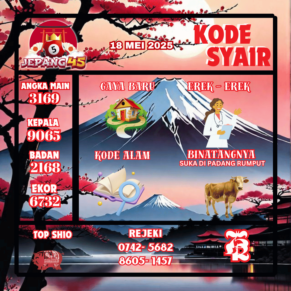 Kode Syair Jepang Pools - Mei Pools 