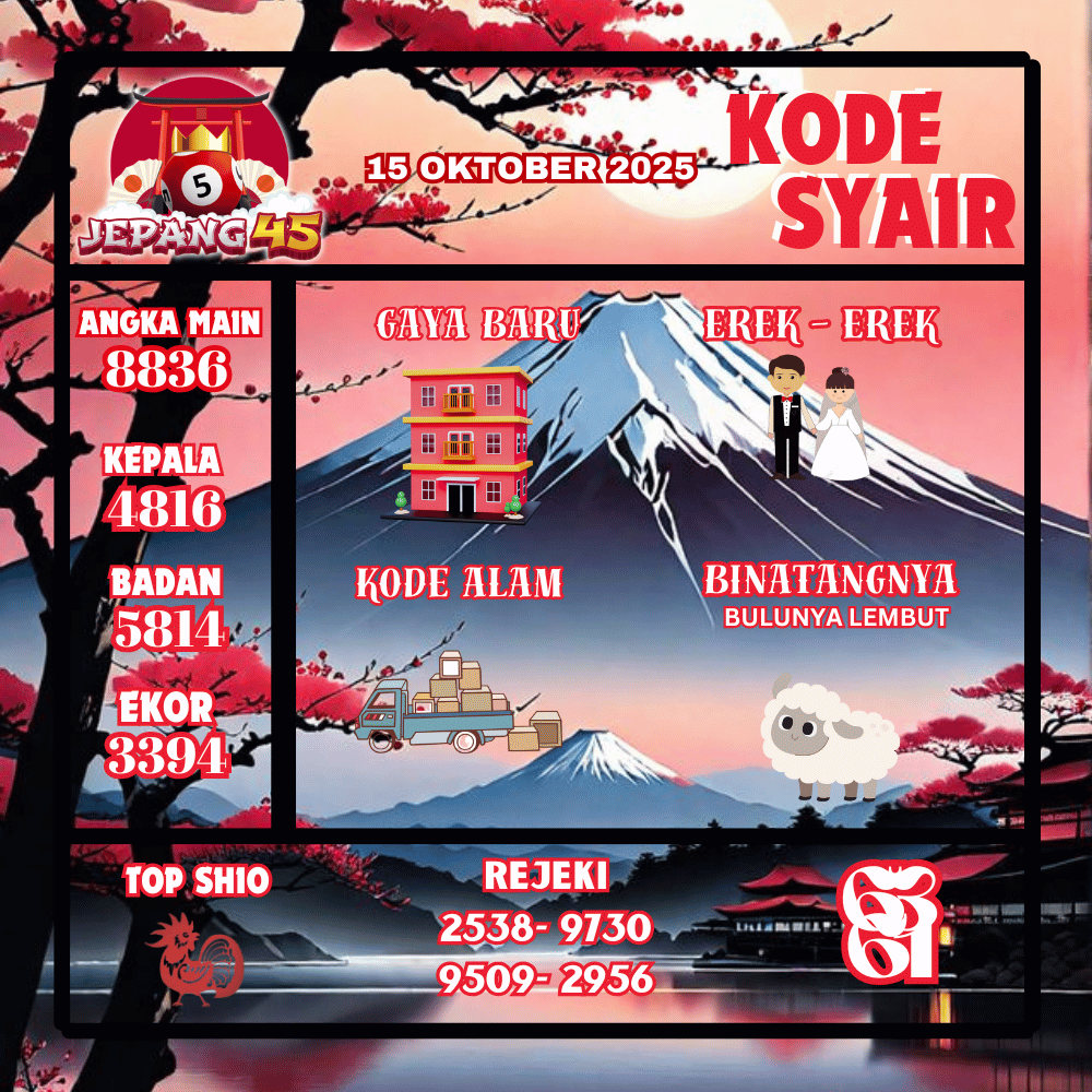 Kode Syair Jepang Pools - Oktober Pools