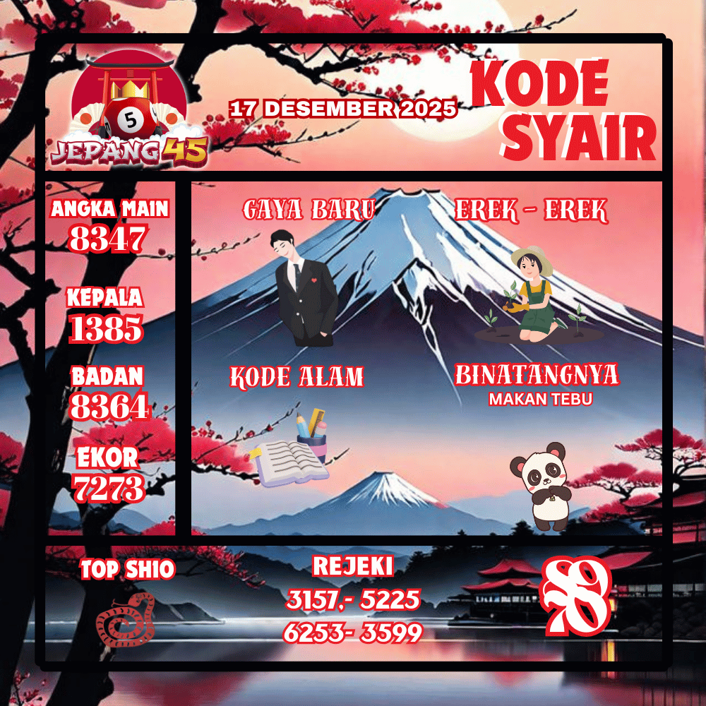 Kode Syair Jepang Pools - Desember Pools