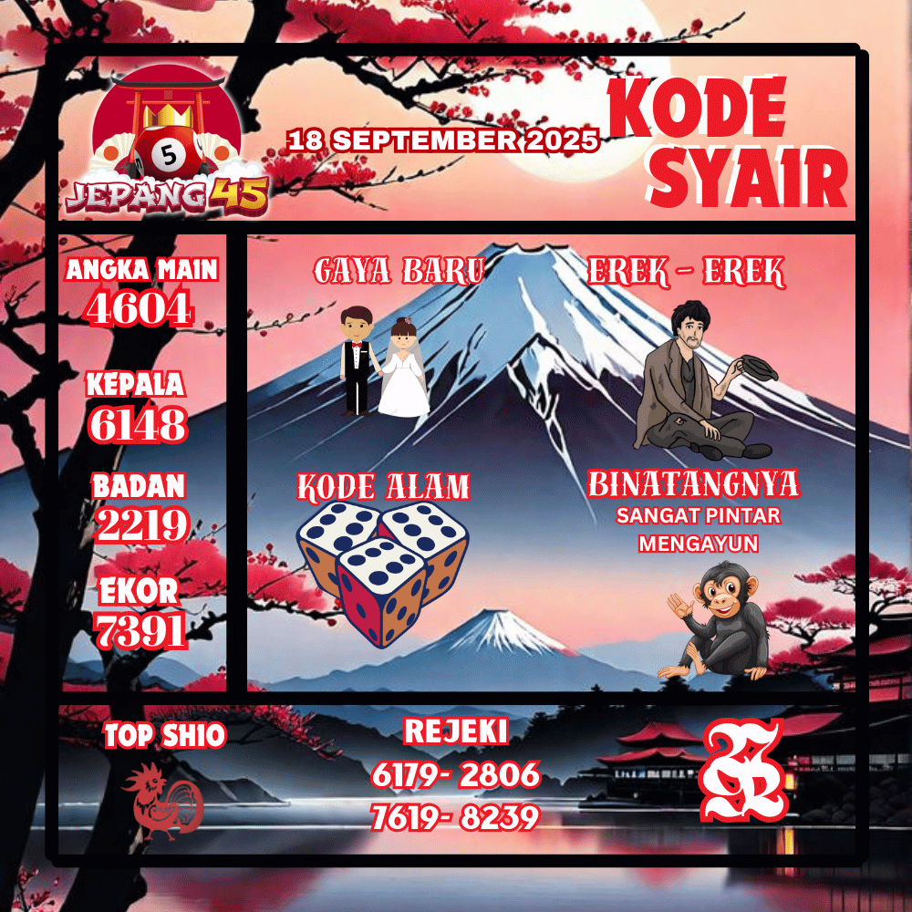 Kode Syair Jepang Pools - September Pools