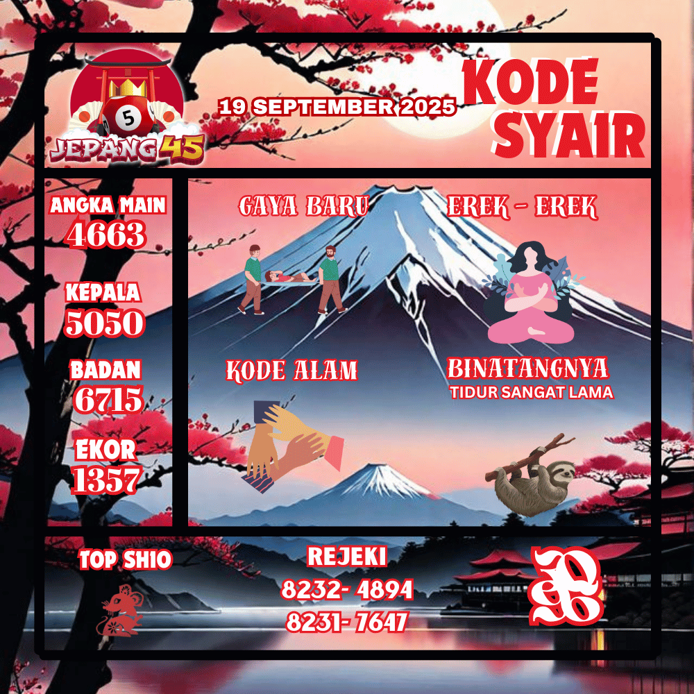 Kode Syair Jepang Pools - September Pools
