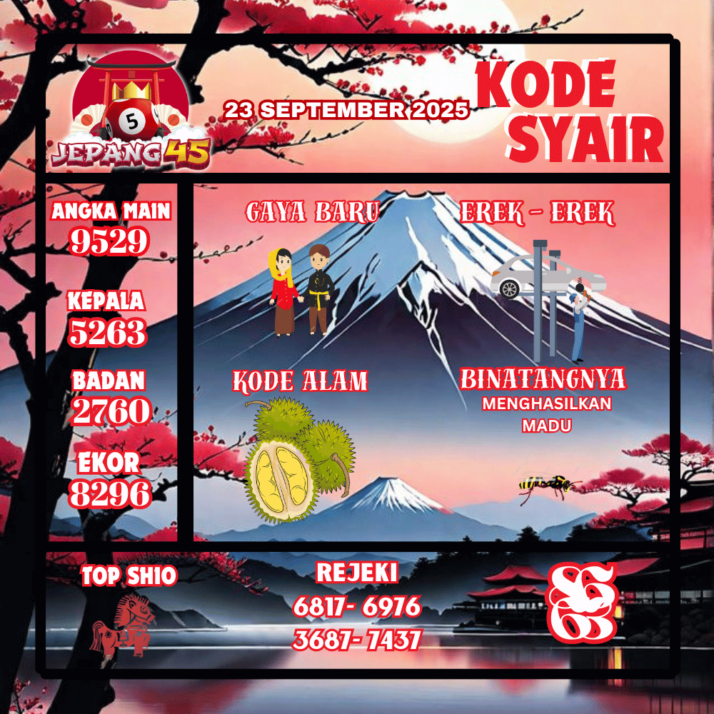 Kode Syair Jepang Pools - September Pools