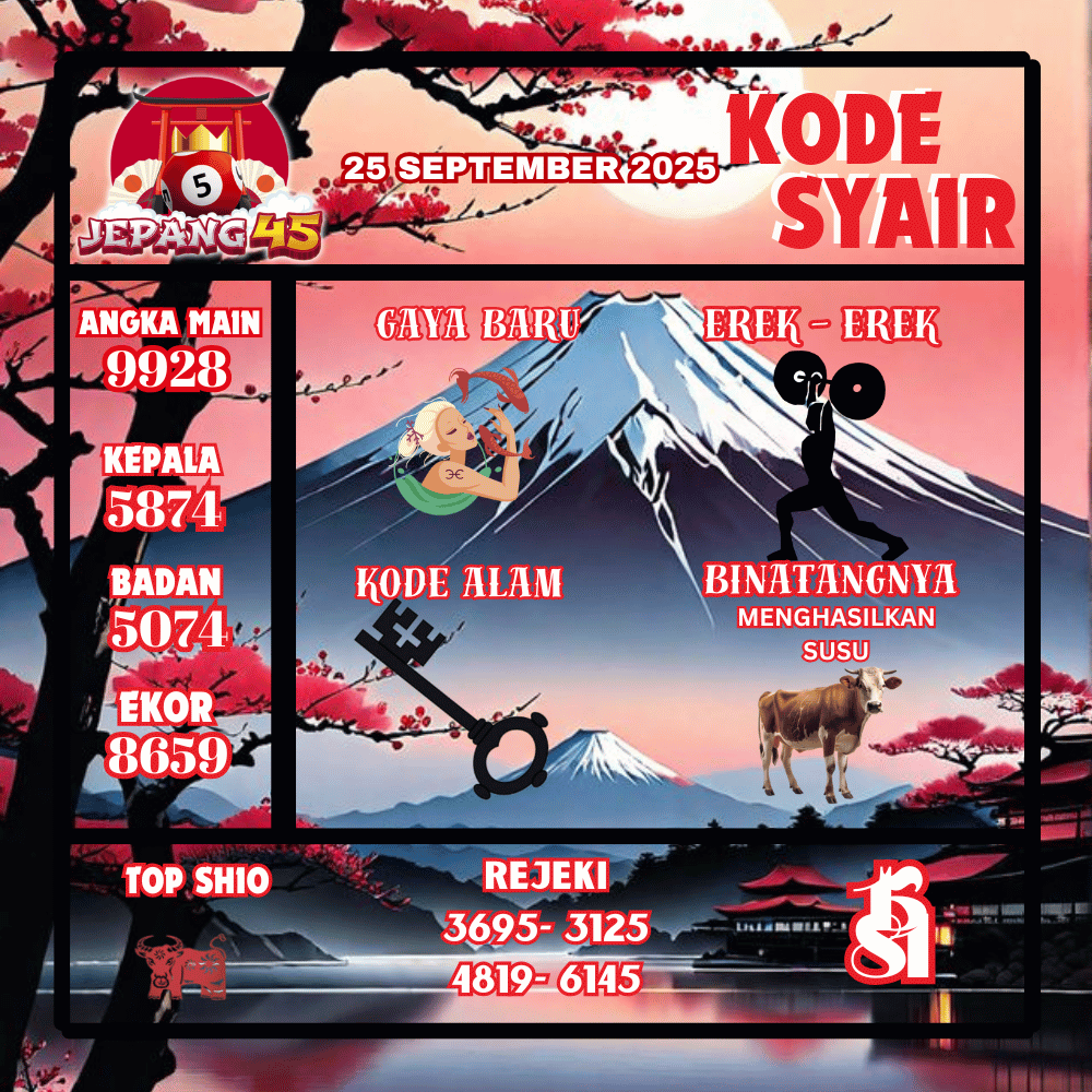 Kode Syair Jepang Pools - September Pools