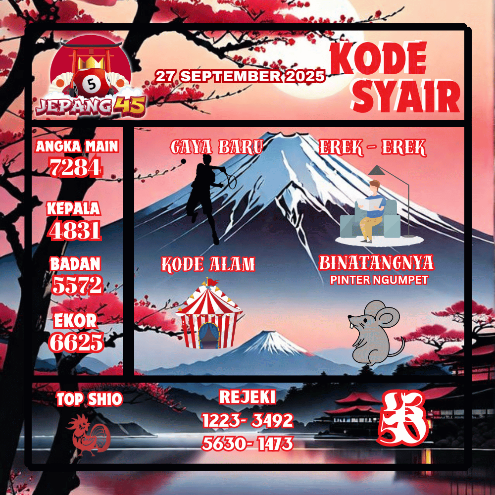 Kode Syair Jepang Pools - September Pools