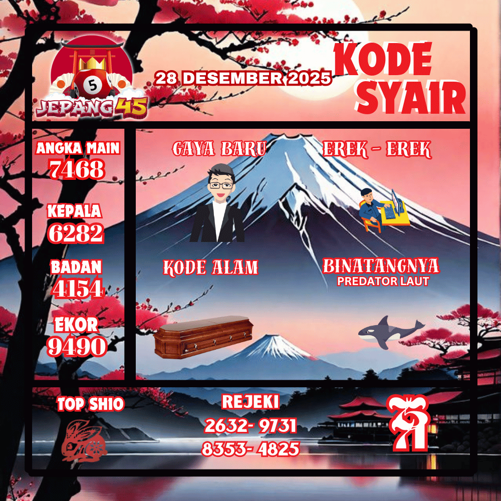 Kode Syair Jepang Pools - Desember Pools