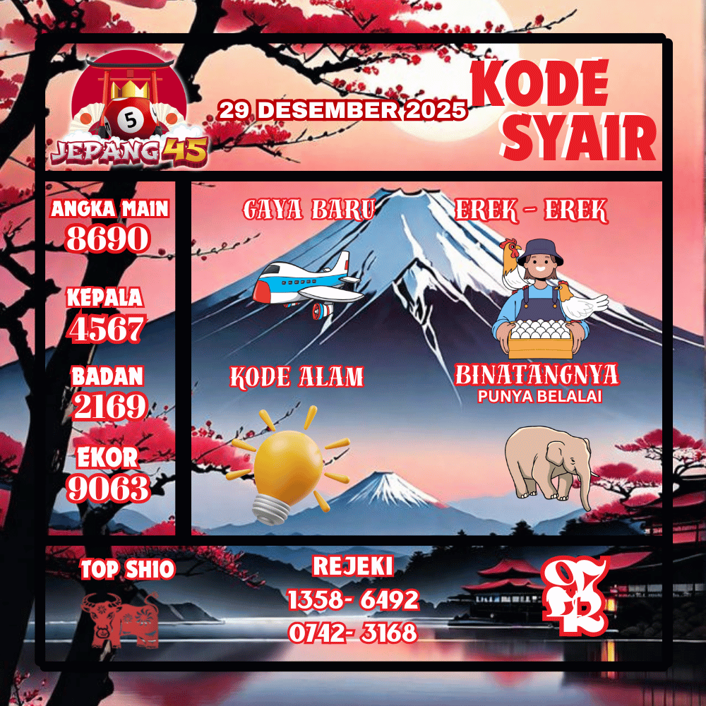 Kode Syair Jepang Pools - Desember Pools