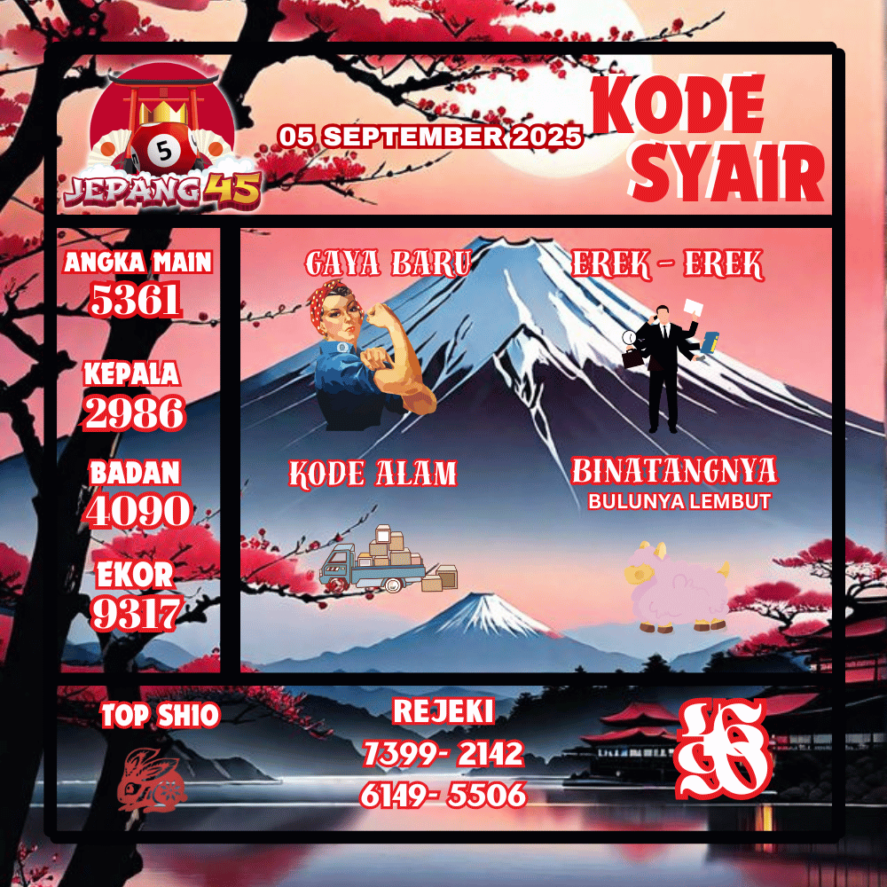 Kode Syair Jepang Pools - September Pools