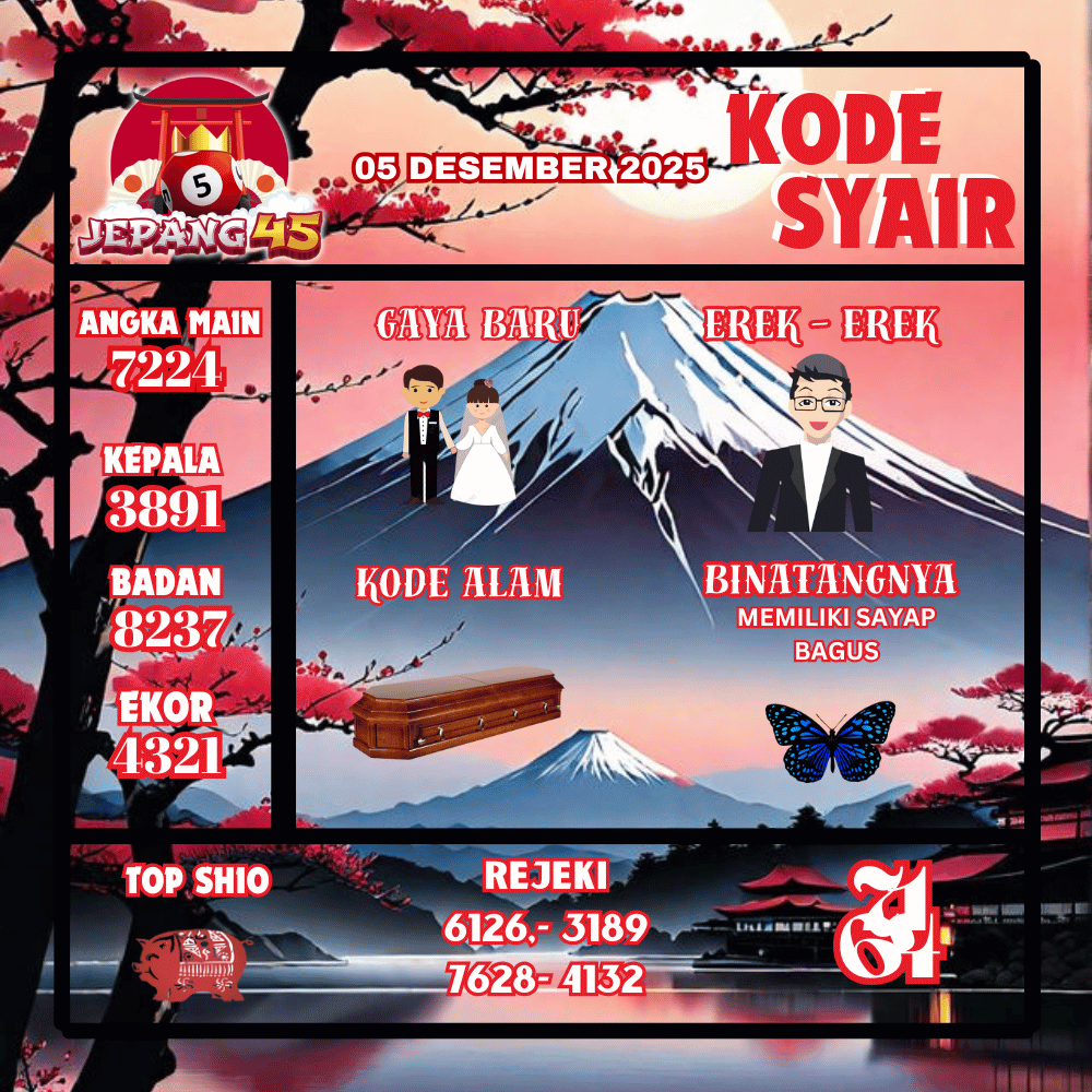 Kode Syair Jepang Pools - Desember Pools
