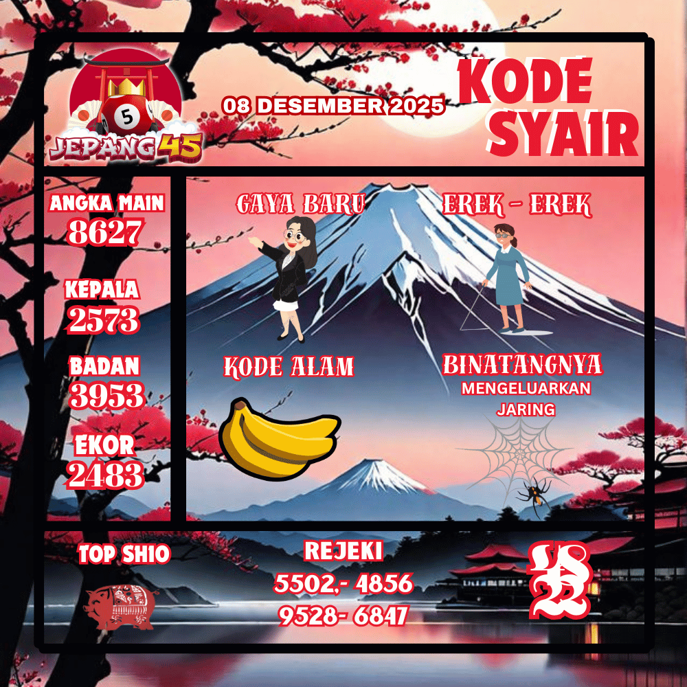 Kode Syair Jepang Pools - Desember Pools